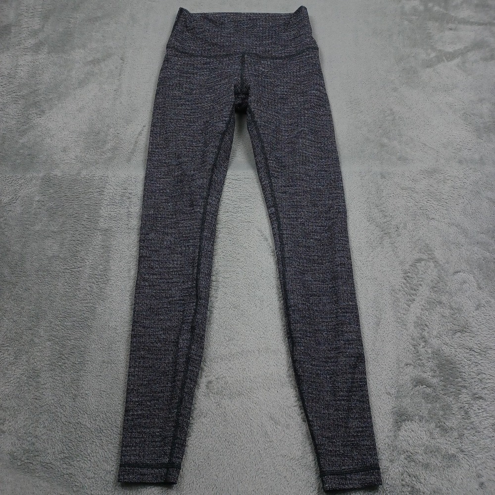 Lululemon Leggings Womens 6 Gray Wunder Under Activewear Casual Pull On Pocket